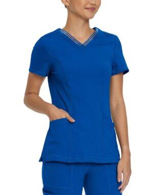 Urbane Impulse Galaxy Royal Blue Scrub Top XL
